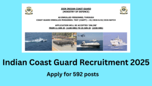Indian Coast Guard Recruitment 2025