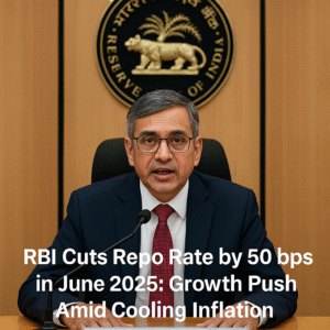 RBI Cuts Repo Rate by 50 bps in June 2025: Growth Push Amid Cooling Inflation