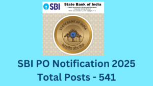 SBI PO Notification 2025